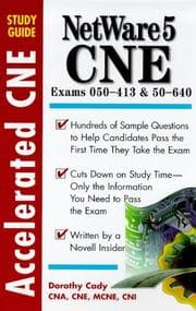 Tapa de Accelerated Netware 5 Cne Study Guide (Accelerated CNE Study Guides)