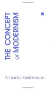 Tapa de The concept of modernism