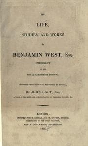 Tapa de The life, studies, and works of Benjamin West