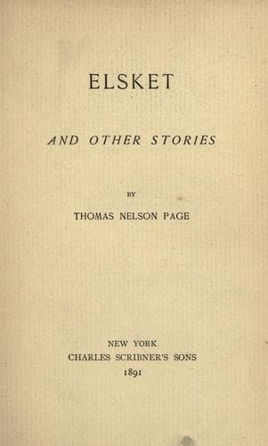 Tapa de Elsket, and other stories.