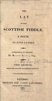 Tapa de The lay of the Scottish fiddle