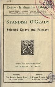 Tapa de Selected essays and passages