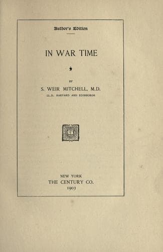 Tapa de In war time