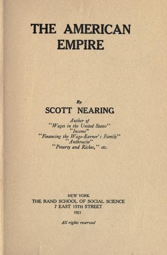 Tapa de The American empire