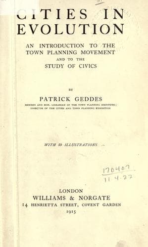 Tapa de Cities in Evolution