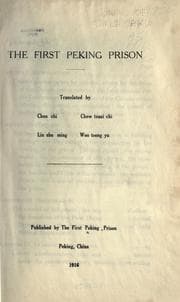 Tapa de The First Peking prison