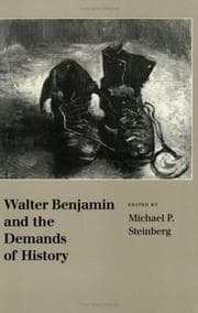 Tapa de Walter Benjamin and the demands of history
