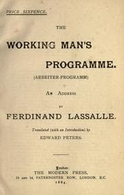 Tapa de The working man's programme