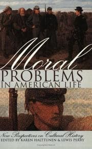Tapa de Moral problems in American life