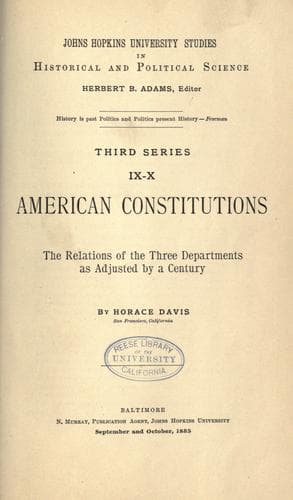 Tapa de American constitutions