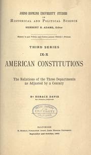 Tapa de American constitutions