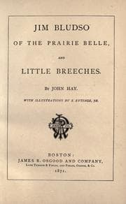 Tapa de Jim Bludso of the Prairie Belle, and Little Breeches