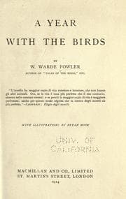 Tapa de A year with the birds