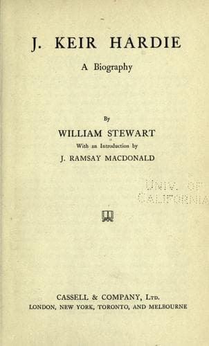 Tapa de J. Keir Hardie