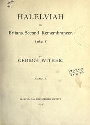 Tapa de Halelviah or, Britans second remembrancer
