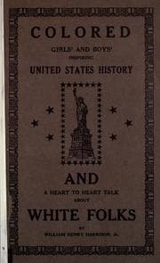 Tapa de Colored girls and boys' inspiring United States history