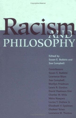 Tapa de Racism and philosophy