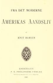 Tapa de Fra det moderne Amerikas aandsliv