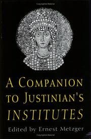 Tapa de A Companion to Justinian's "Institutes"