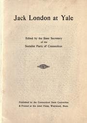 Tapa de Jack London at Yale