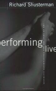 Tapa de Performing Live