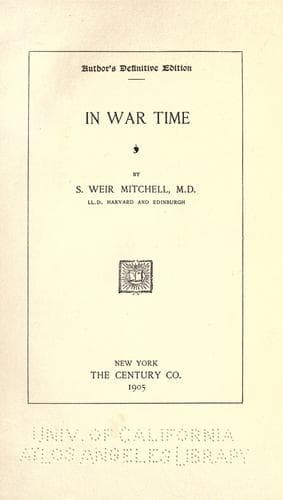 Tapa de In war time
