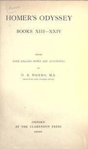 Tapa de Homer's Odyssey, books XIII-XXIV