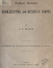 Tapa de Public school book-keeping and business forms