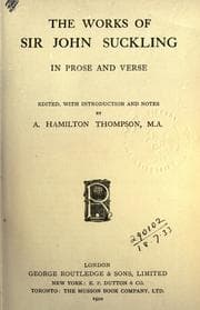 Tapa de Works, in prose and verse