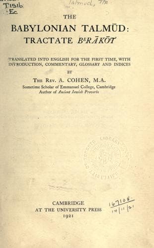 Tapa de The Babylonian Talmud