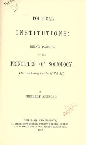 Tapa de Political institutions
