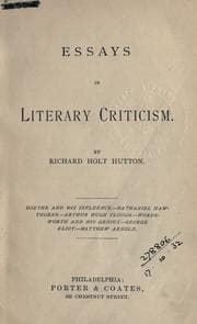 Tapa de Essays in literary criticism