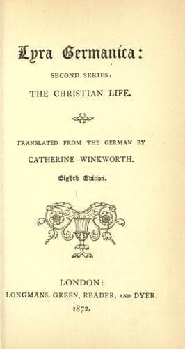 Tapa de Lyra Germanica