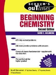 Tapa de Schaum's Outlines of Beginning Chemistry