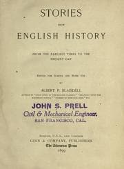 Tapa de Stories from English history