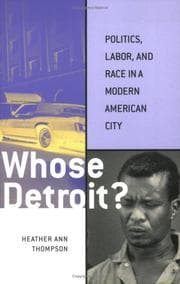 Tapa de Whose Detroit?