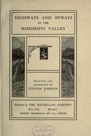 Tapa de Highways and byways of the Mississippi Valley