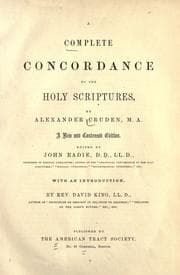 Tapa de A complete concordance to the Holy Scriptures