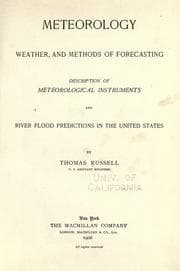 Tapa de Meteorology, weather, and methods of forecasting
