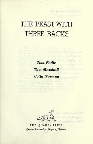 Tapa de The beast with three backs
