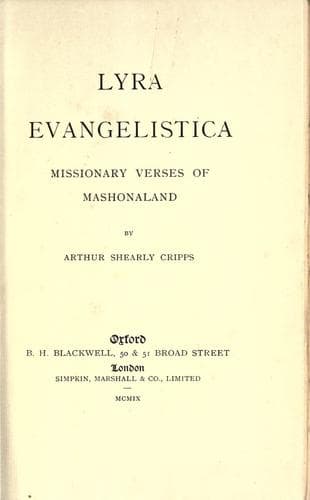 Tapa de Lyra evangelistica