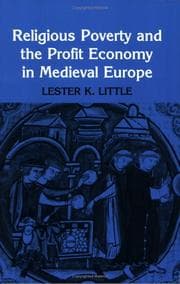 Tapa de Religious poverty and the profit economy in medieval Europe