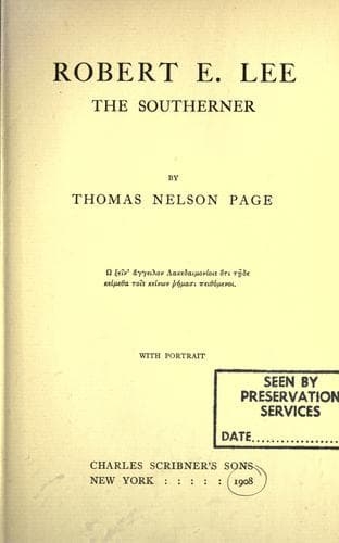 Tapa de Robert E. Lee, the southerner