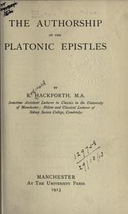 Tapa de The authorship of the Platonic Epistles