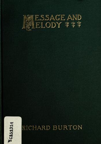 Tapa de Message and melody
