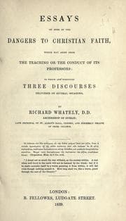 Tapa de Essays on some of the dangers to Christian faith