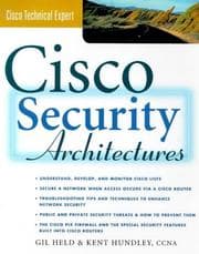 Tapa de Cisco security architectures
