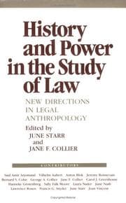 Tapa de History and power in the study of law