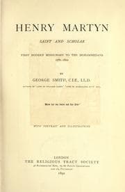 Tapa de Henry Martyn, saint and scholar, first modern missionary to the Mohammedans 1781-1812