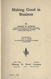 Tapa de Making good in business
